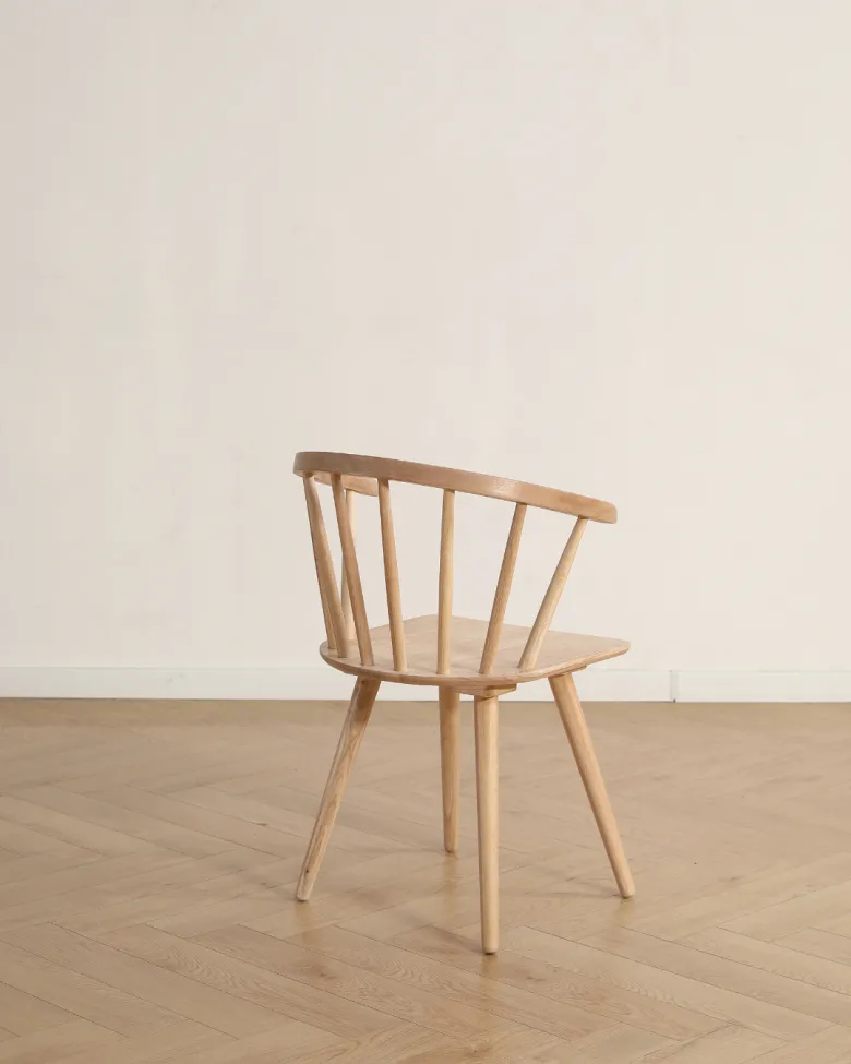 Chaise - Astrid (pigmenté blanc) - 2 pièces