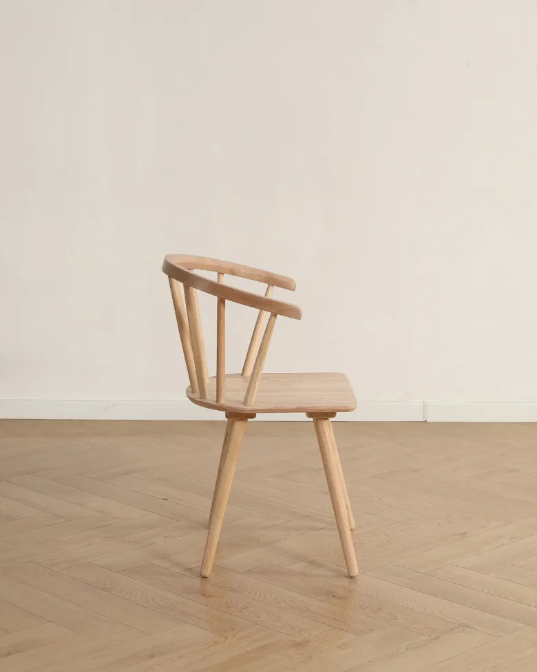 Chaise - Astrid (pigmenté blanc) - 2 pièces