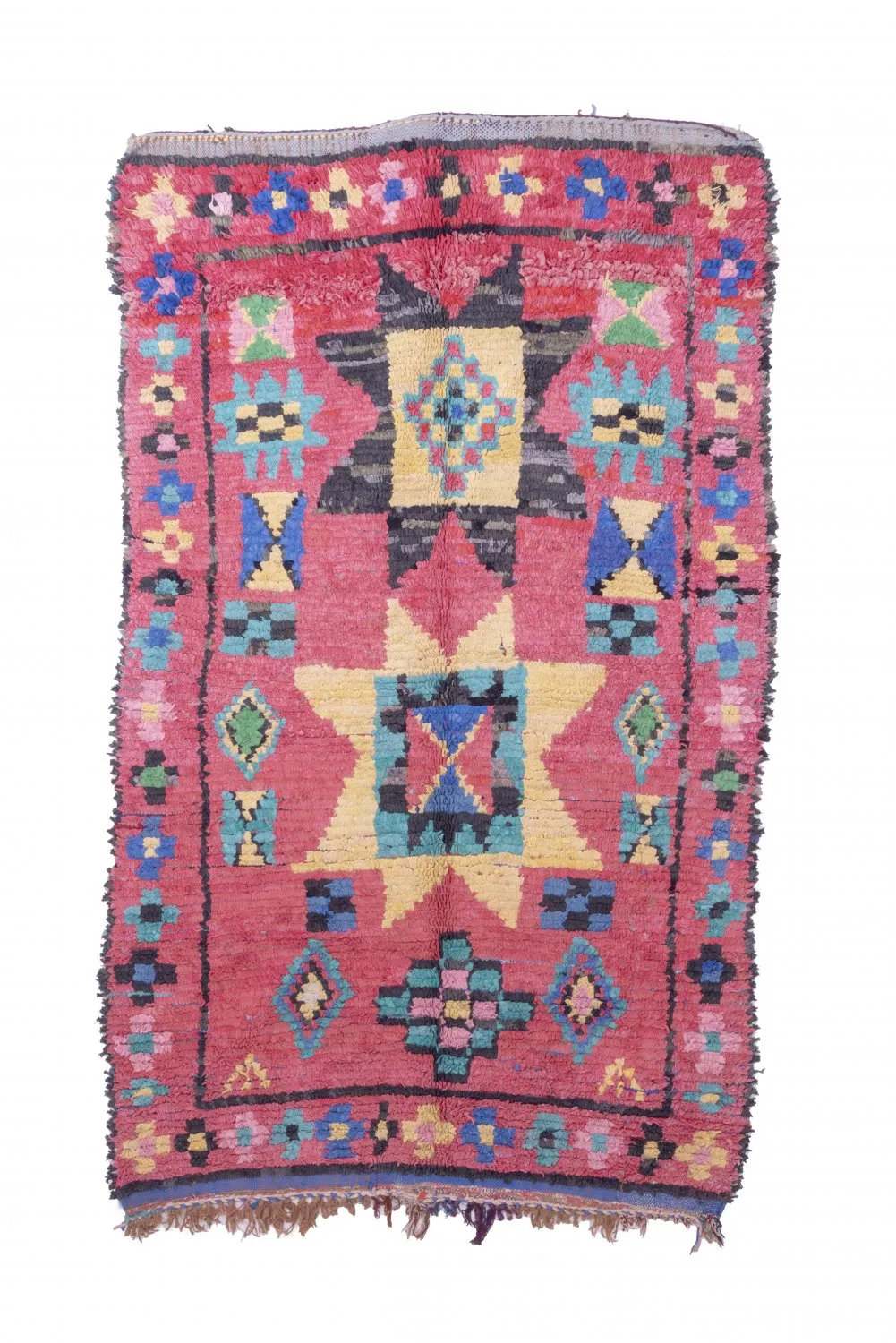 Tapis Marocain Berbère Boucherouite 225 x 135 cm