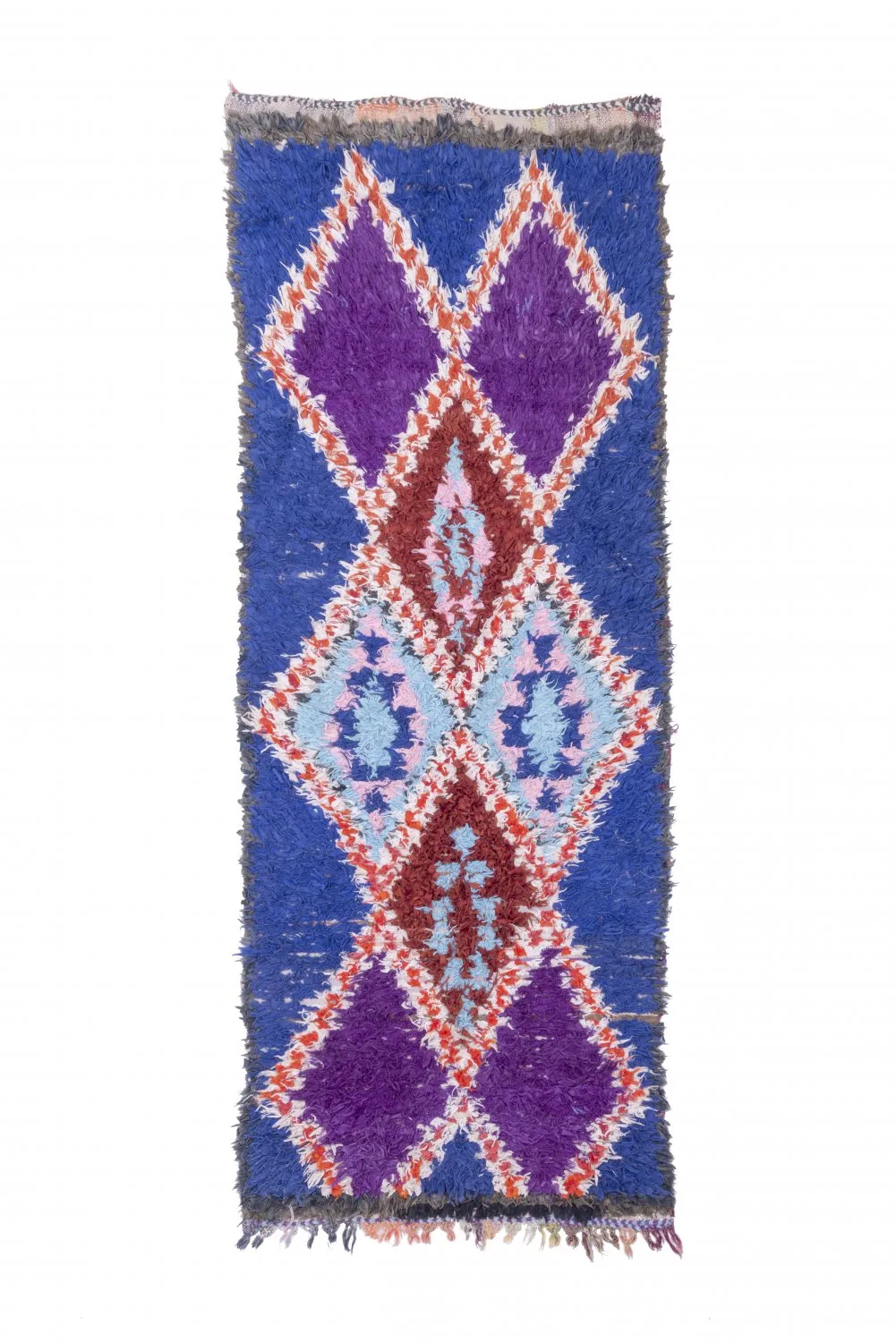 Tapis Marocain Berbère Boucherouite 235 x 90 cm