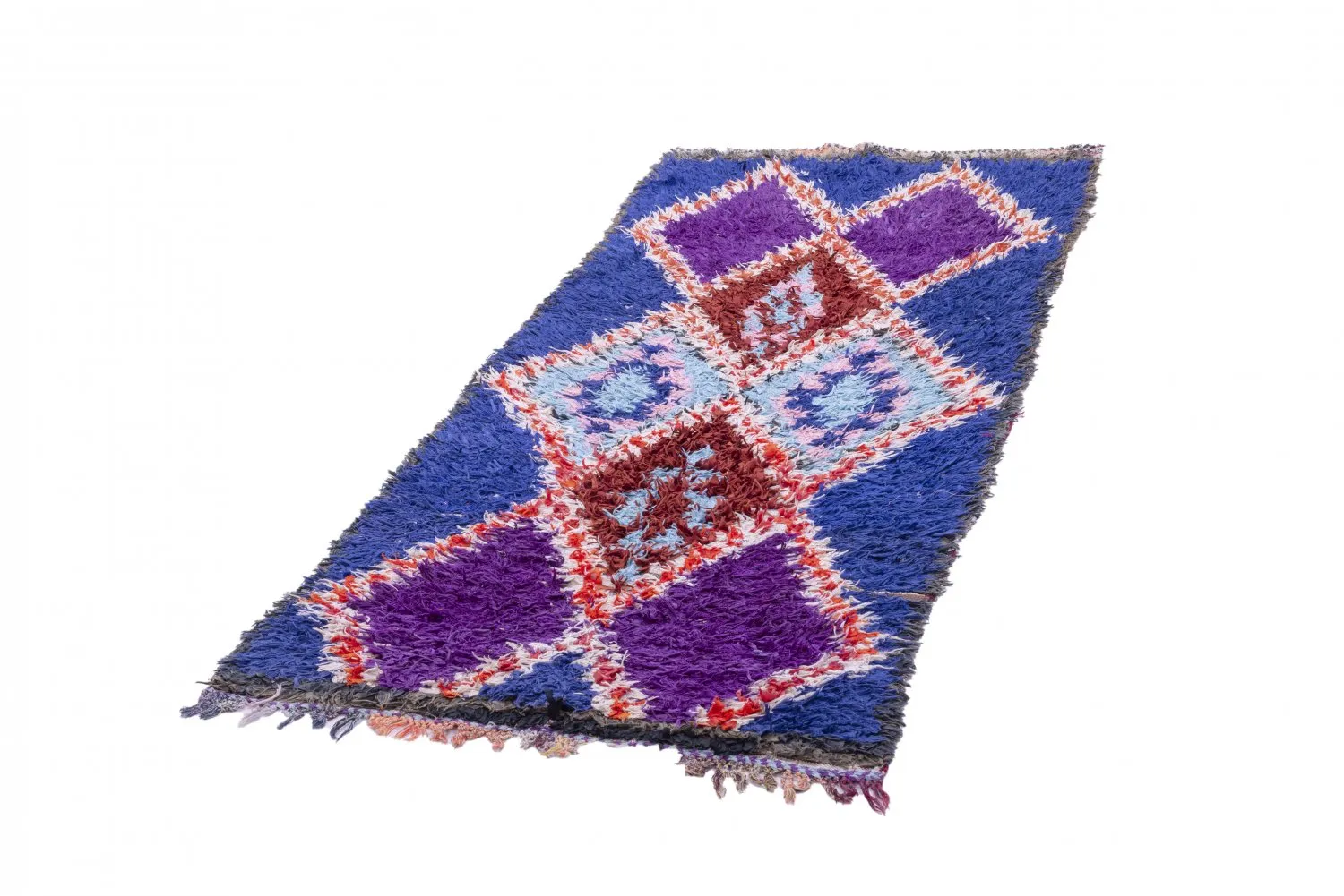 Tapis Marocain Berbère Boucherouite 235 x 90 cm