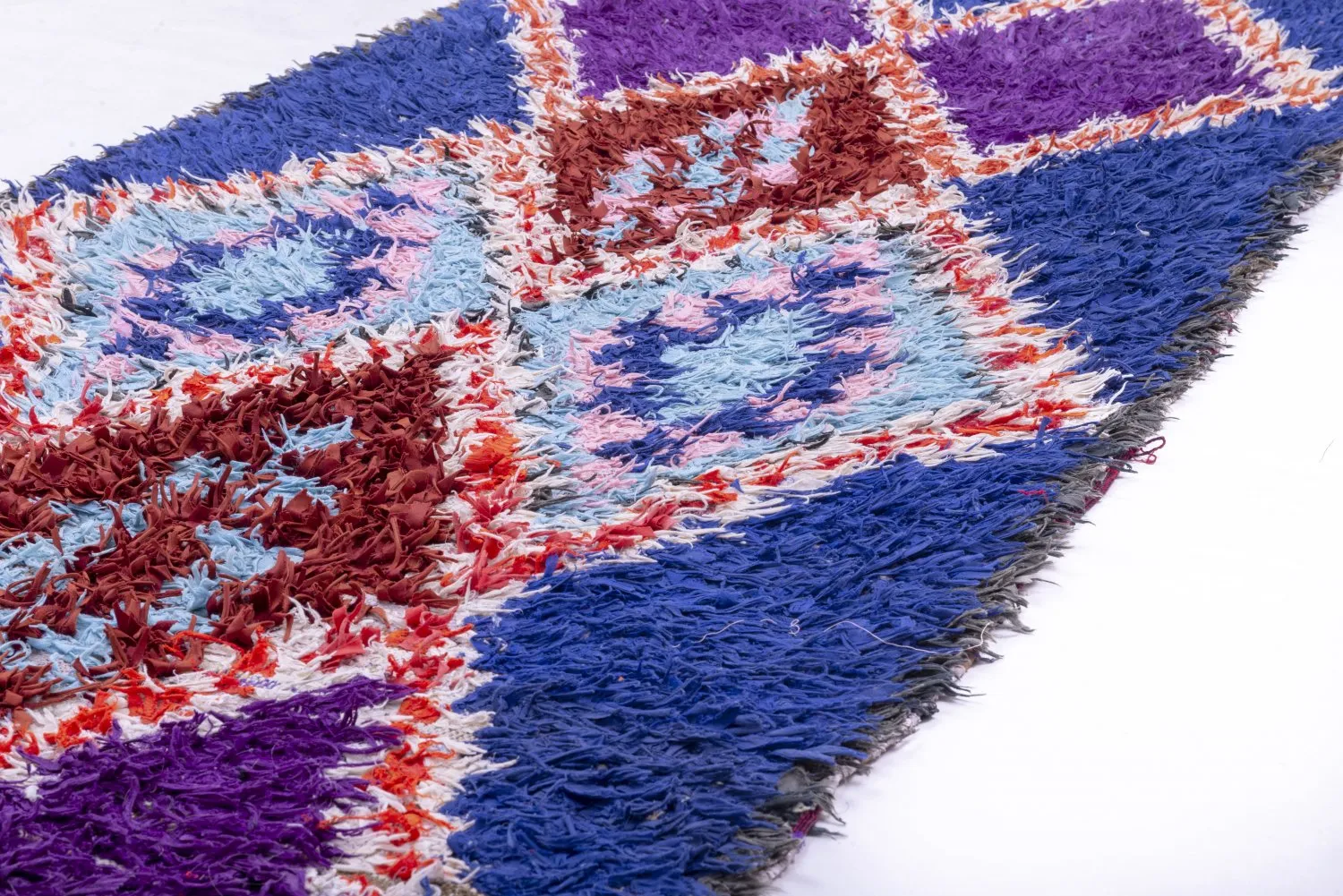 Tapis Marocain Berbère Boucherouite 235 x 90 cm