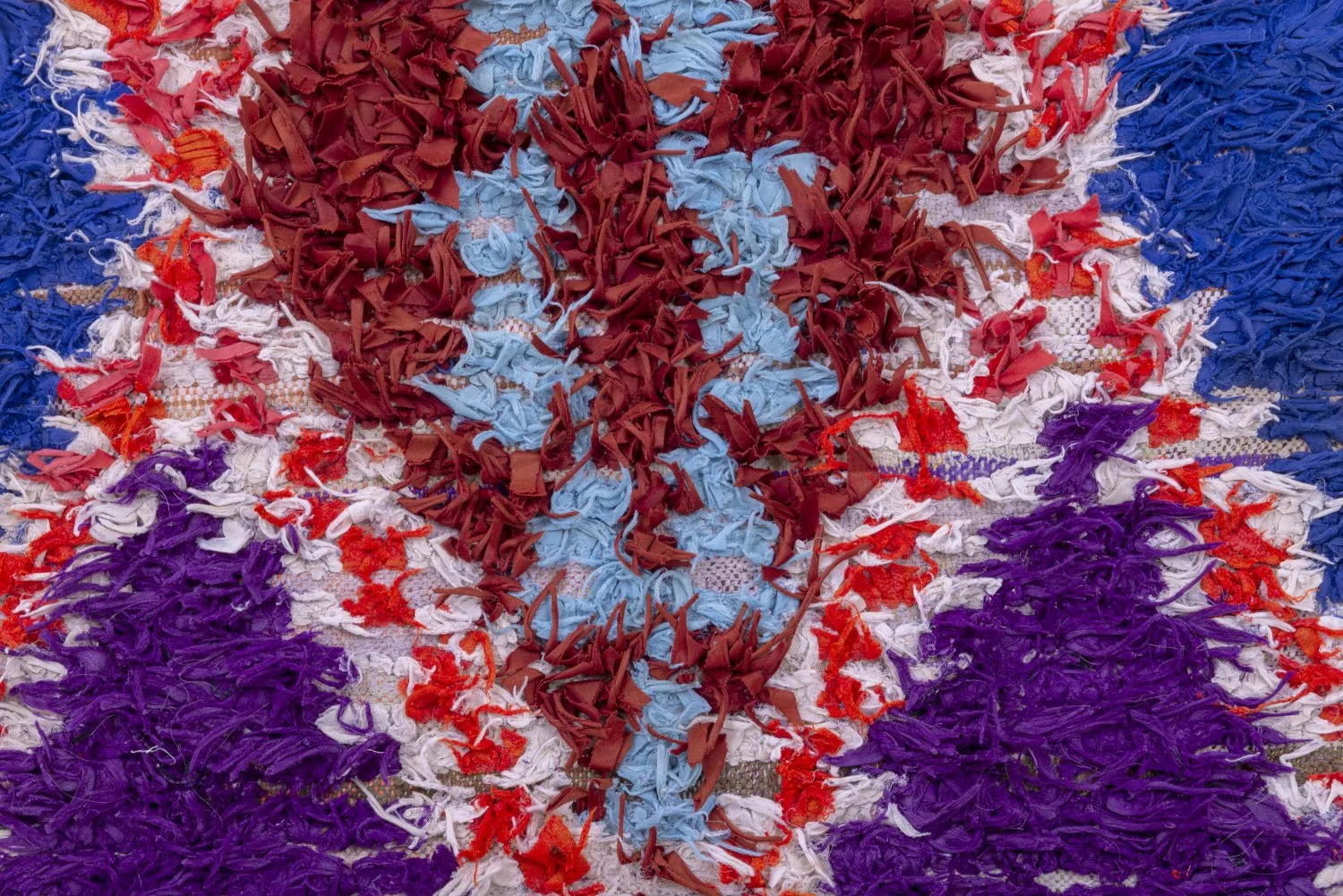 Tapis Marocain Berbère Boucherouite 235 x 90 cm