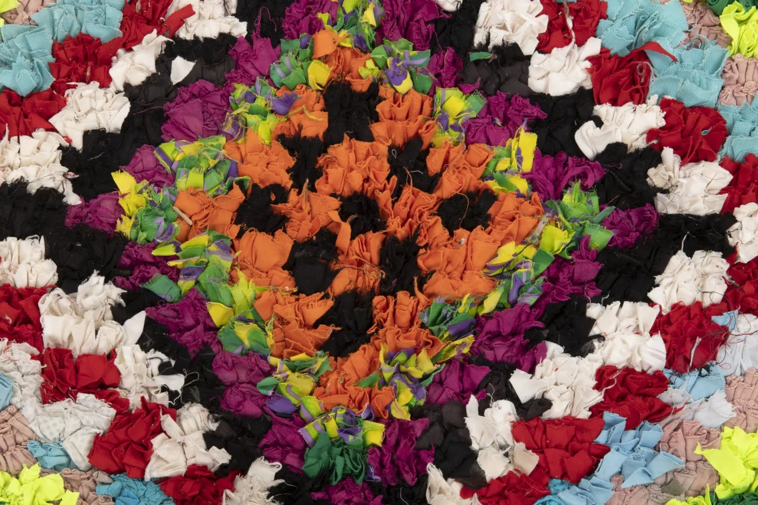 Tapis berbère marocain Boucherouite 315 x 170 cm