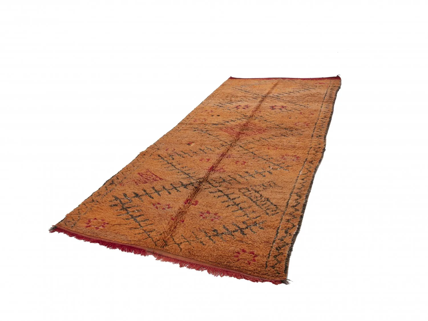 Tapis Kilim marocain Azilal Édition spéciale 360 x 170 cm