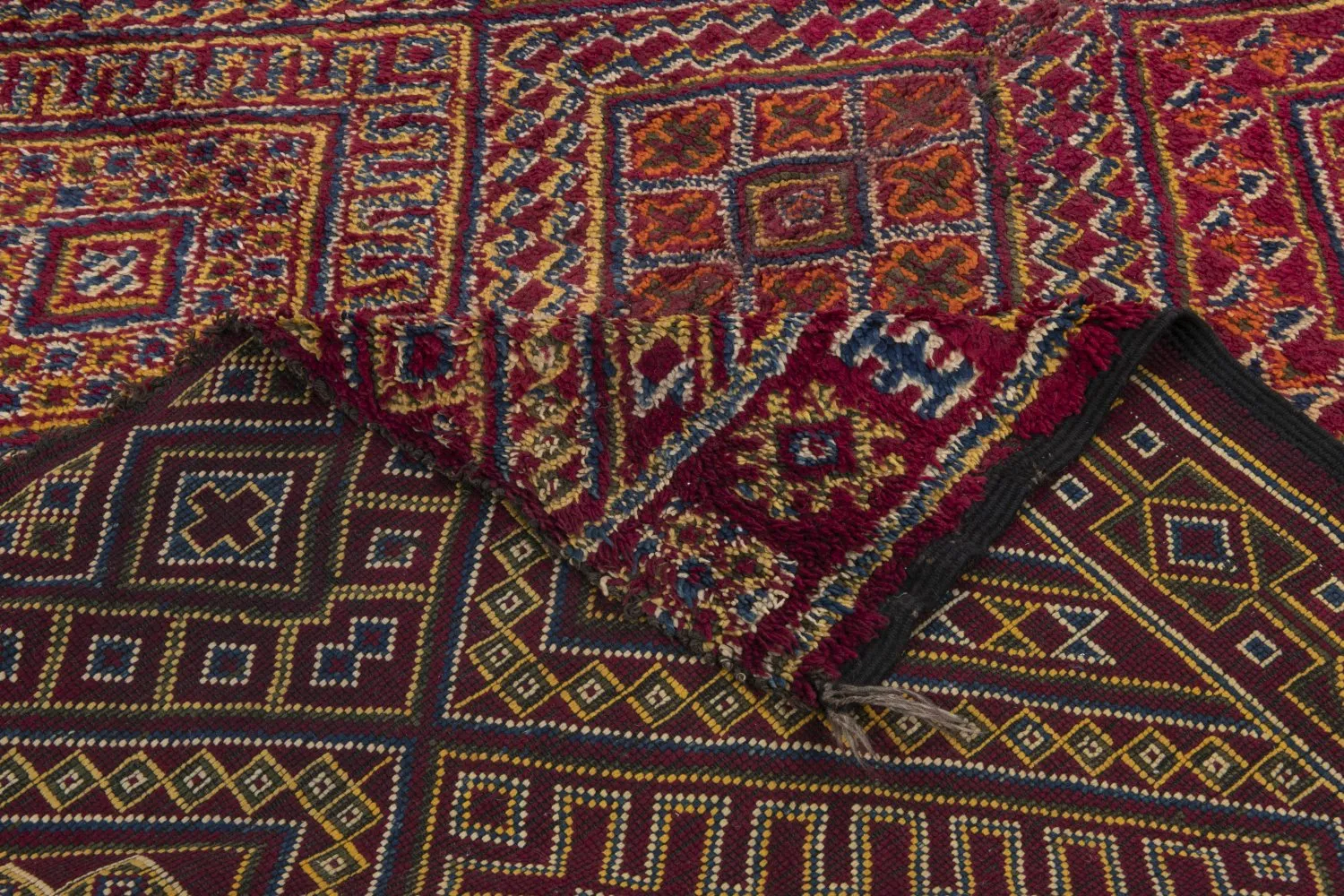 Tapis Kilim marocain Azilal Édition spéciale 440 x 220 cm