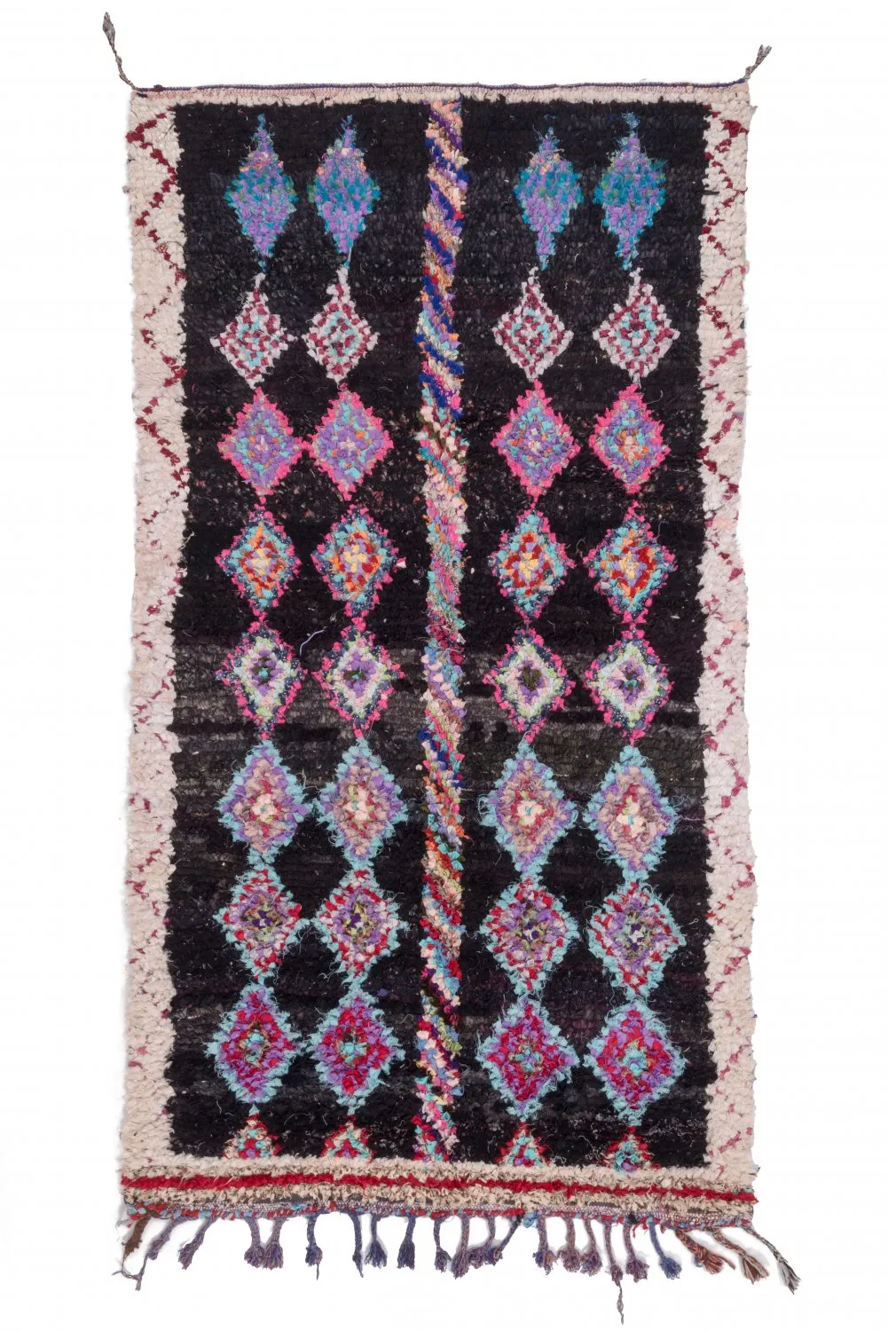 Tapis Marocain Berbère Boucherouite 265 x 140 cm