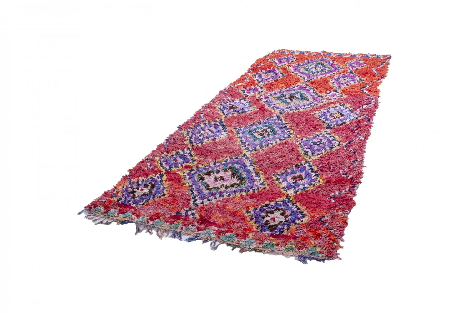 Tapis Marocain Berbère Boucherouite 315 x 135 cm