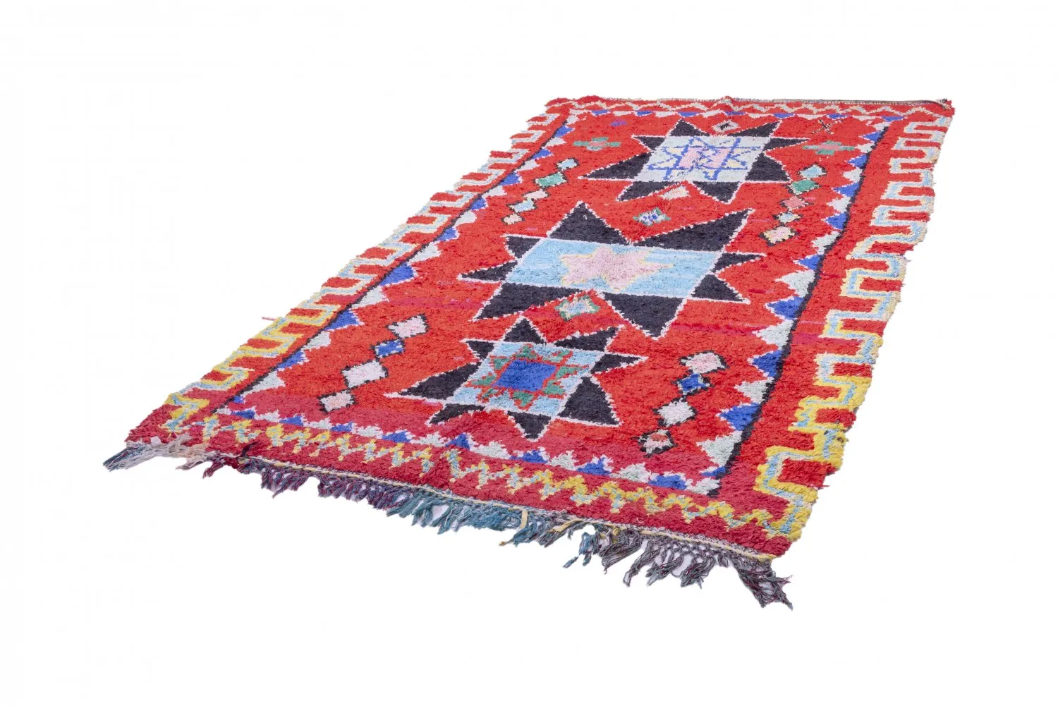 Tapis Marocain Berbère Boucherouite 275 x 170 cm