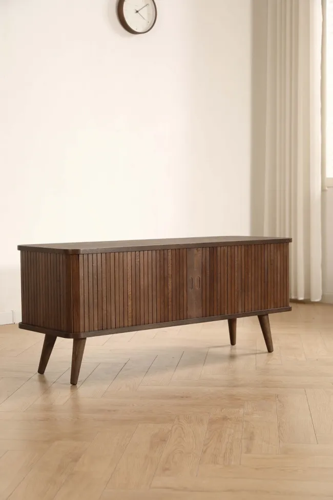 Meuble TV - Vento - 120 cm (noyer)