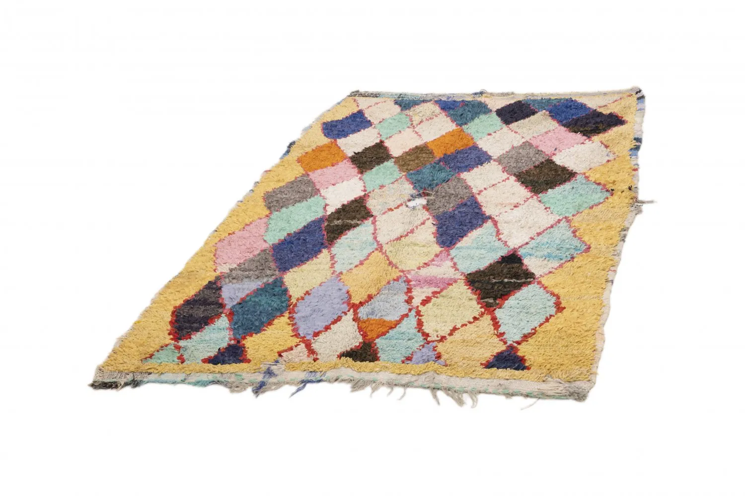 Tapis Marocain Berbère Boucherouite 200 x 120 cm