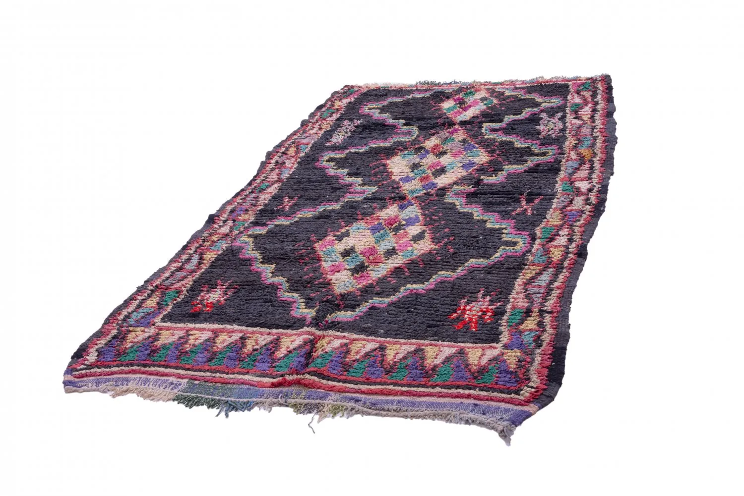 Tapis Marocain Berbère Boucherouite 240 x 130 cm