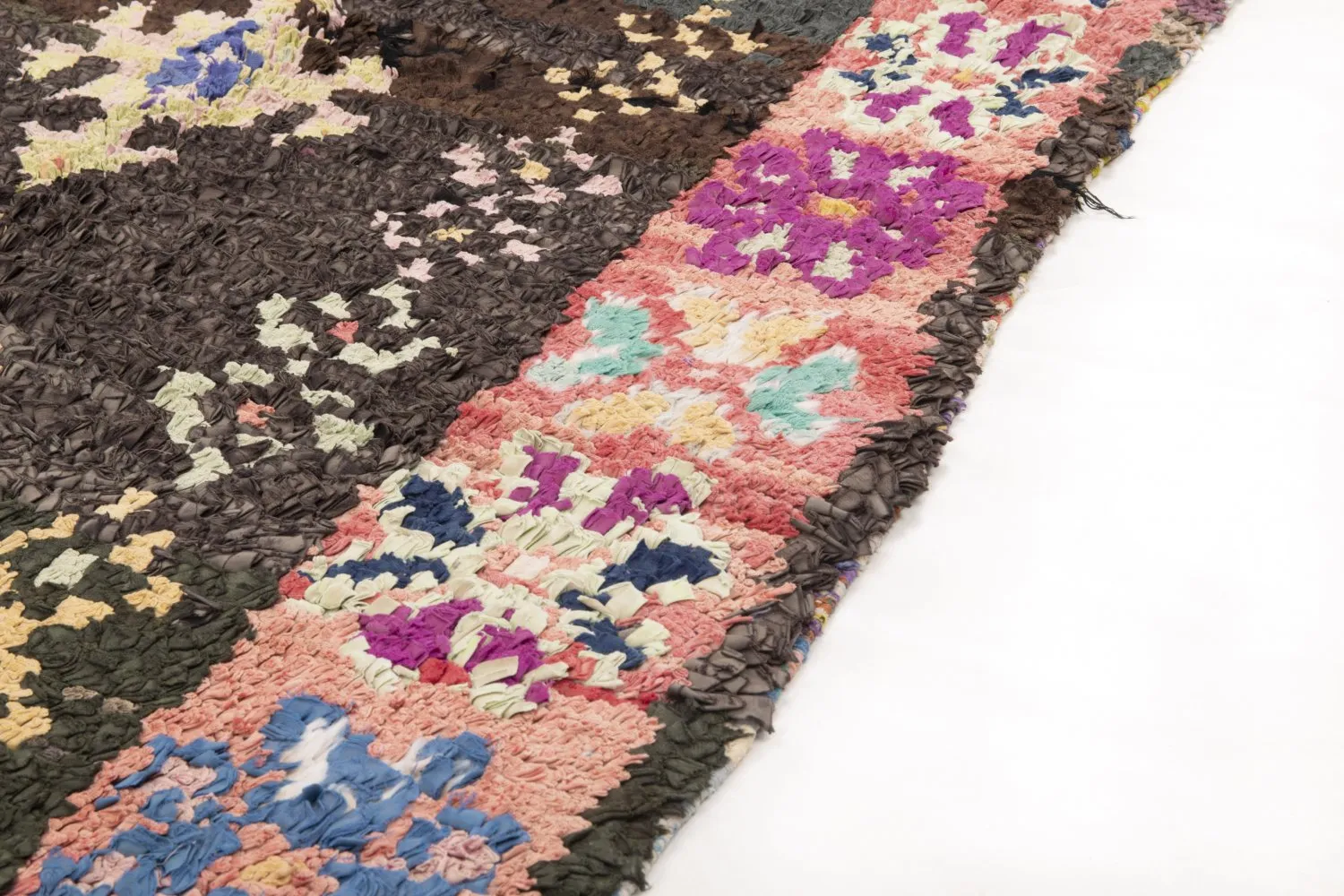 Tapis Marocain Berbère Boucherouite 205 x 95 cm