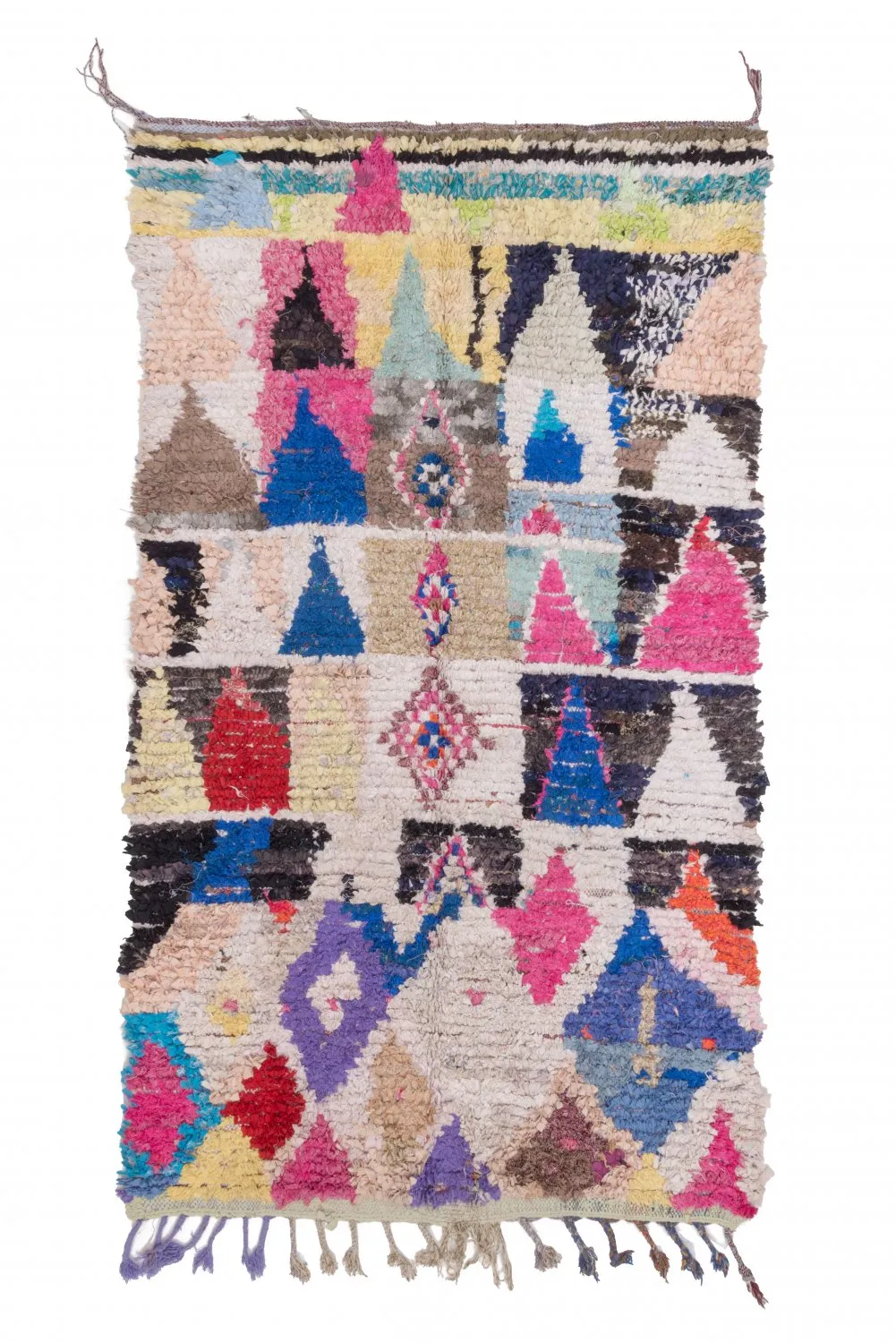 Tapis Marocain Berbère Boucherouite 245 x 135 cm