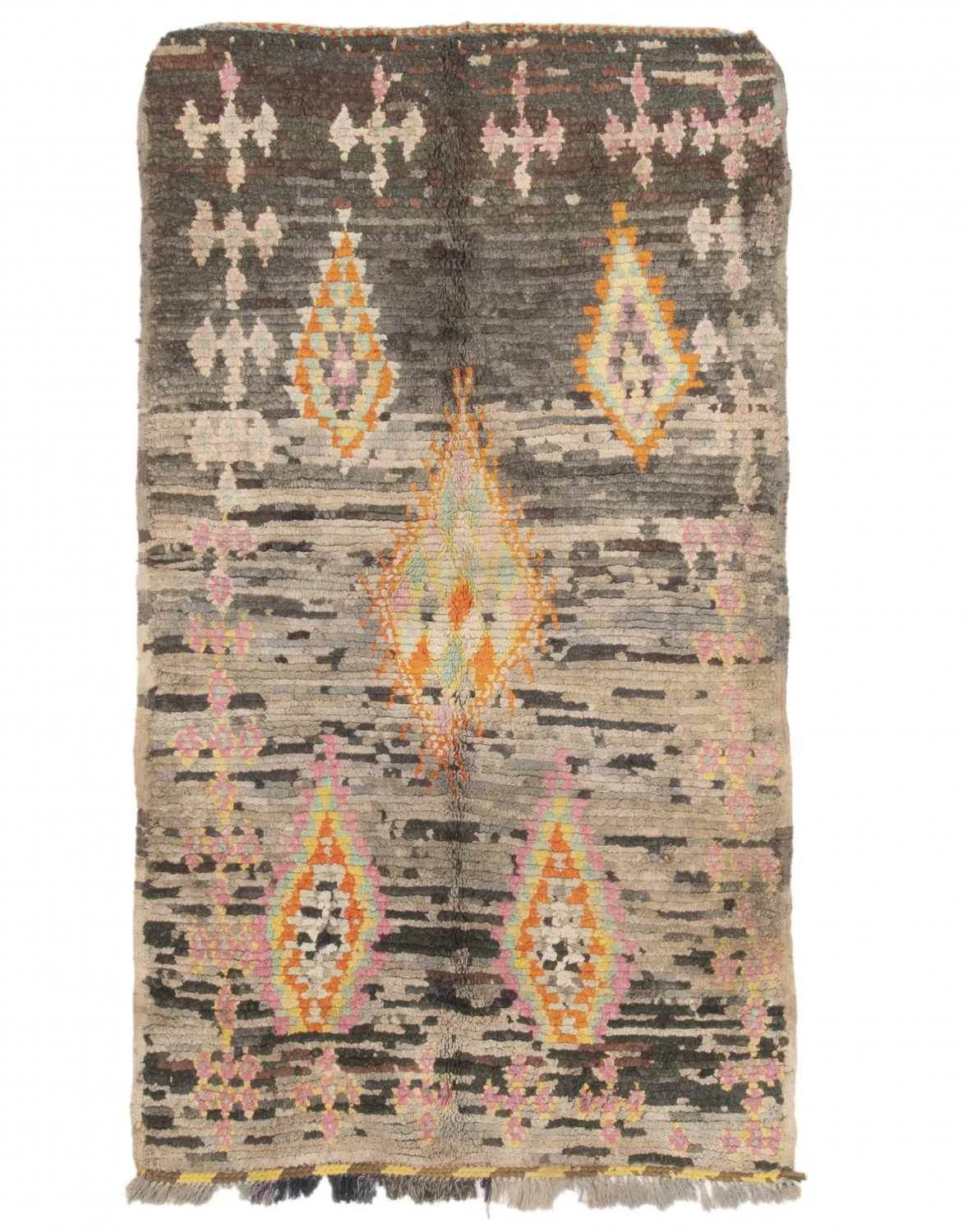 Tapis Marocain Berbère Boucherouite 195 x 110 cm