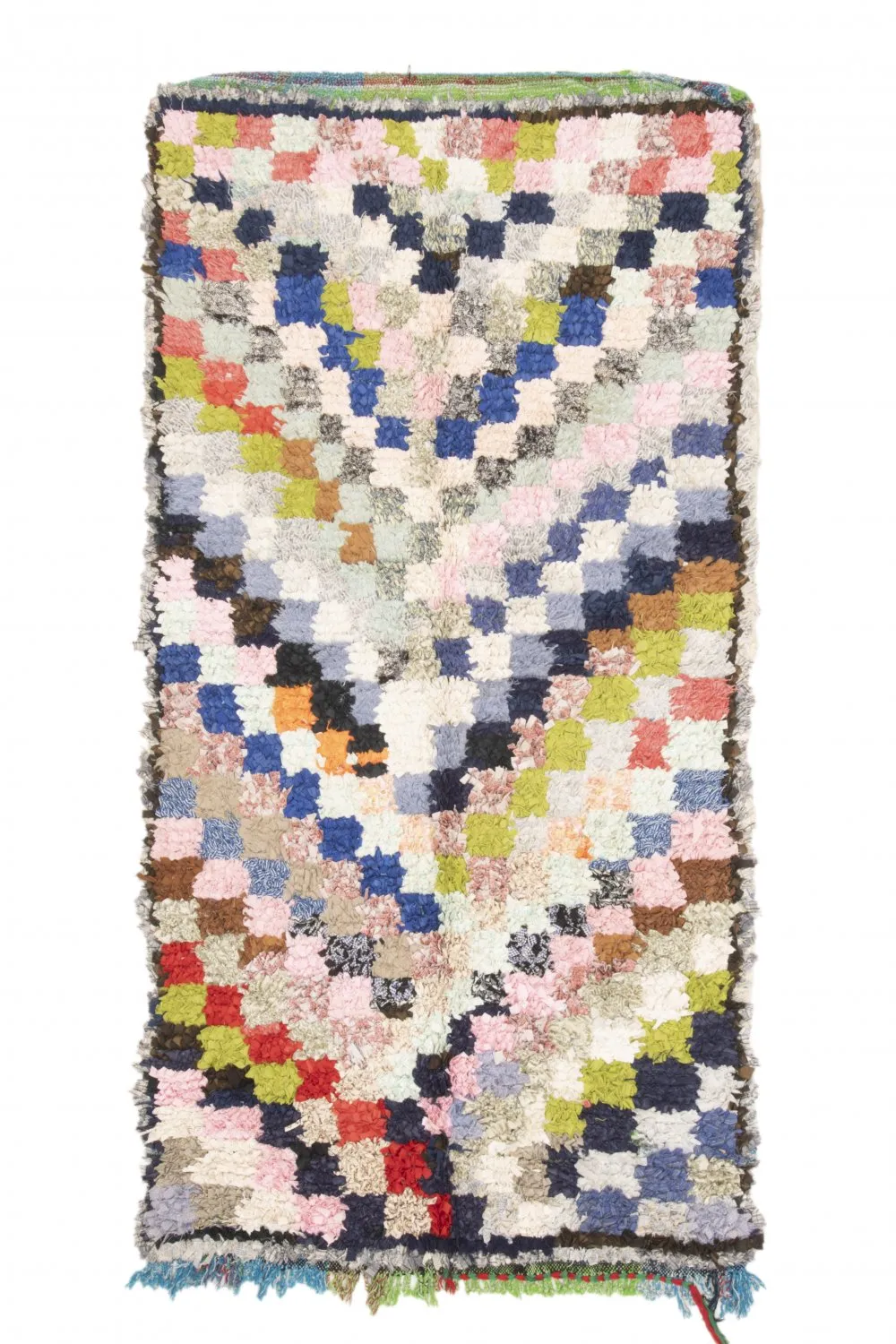 Tapis Marocain Berbère Boucherouite 210 x 115 cm
