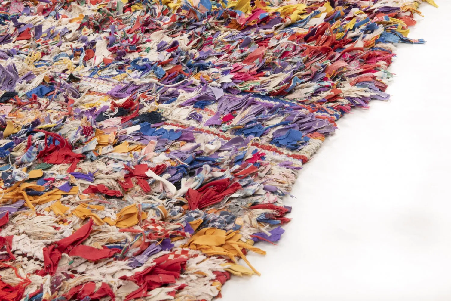 Tapis Marocain Berbère Boucherouite 205 x 140 cm