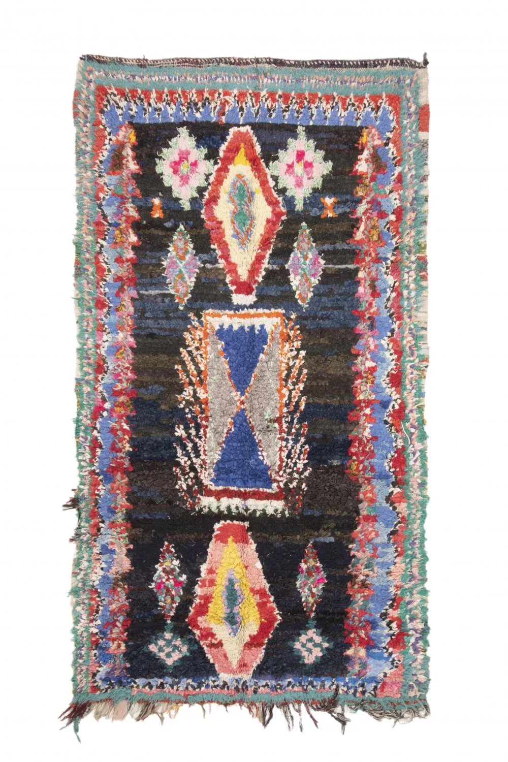 Tapis Marocain Berbère Boucherouite 235 x 120 cm
