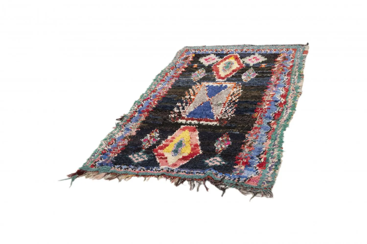 Tapis Marocain Berbère Boucherouite 235 x 120 cm