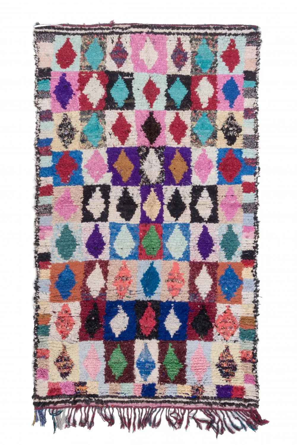 Tapis Marocain Berbère Boucherouite 255 x 145 cm
