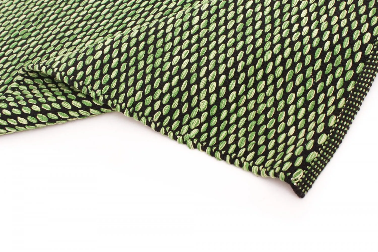 Tapis patchwork - Tuva (vert)