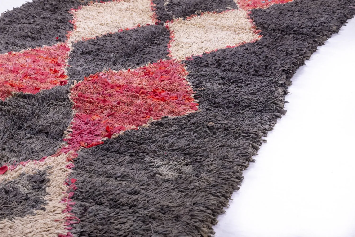 Tapis Marocain Berbère Boucherouite 245 x 105 cm