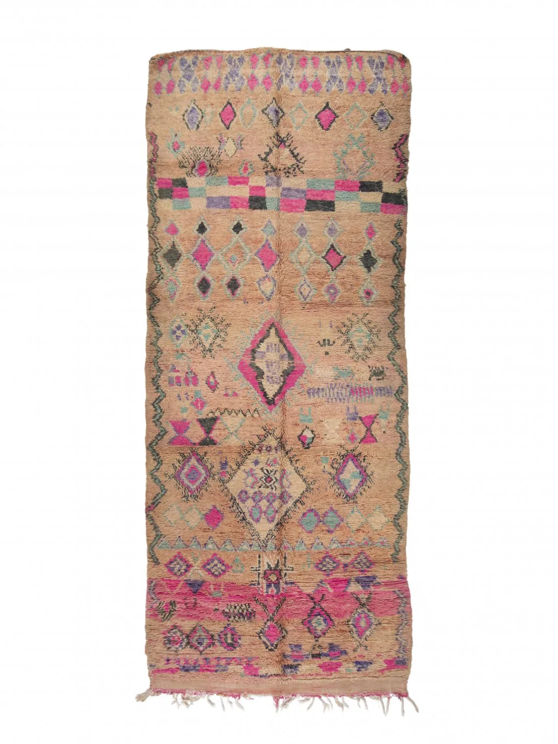 Tapis kilim marocain Azilal Édition spéciale 420 x 170 cm