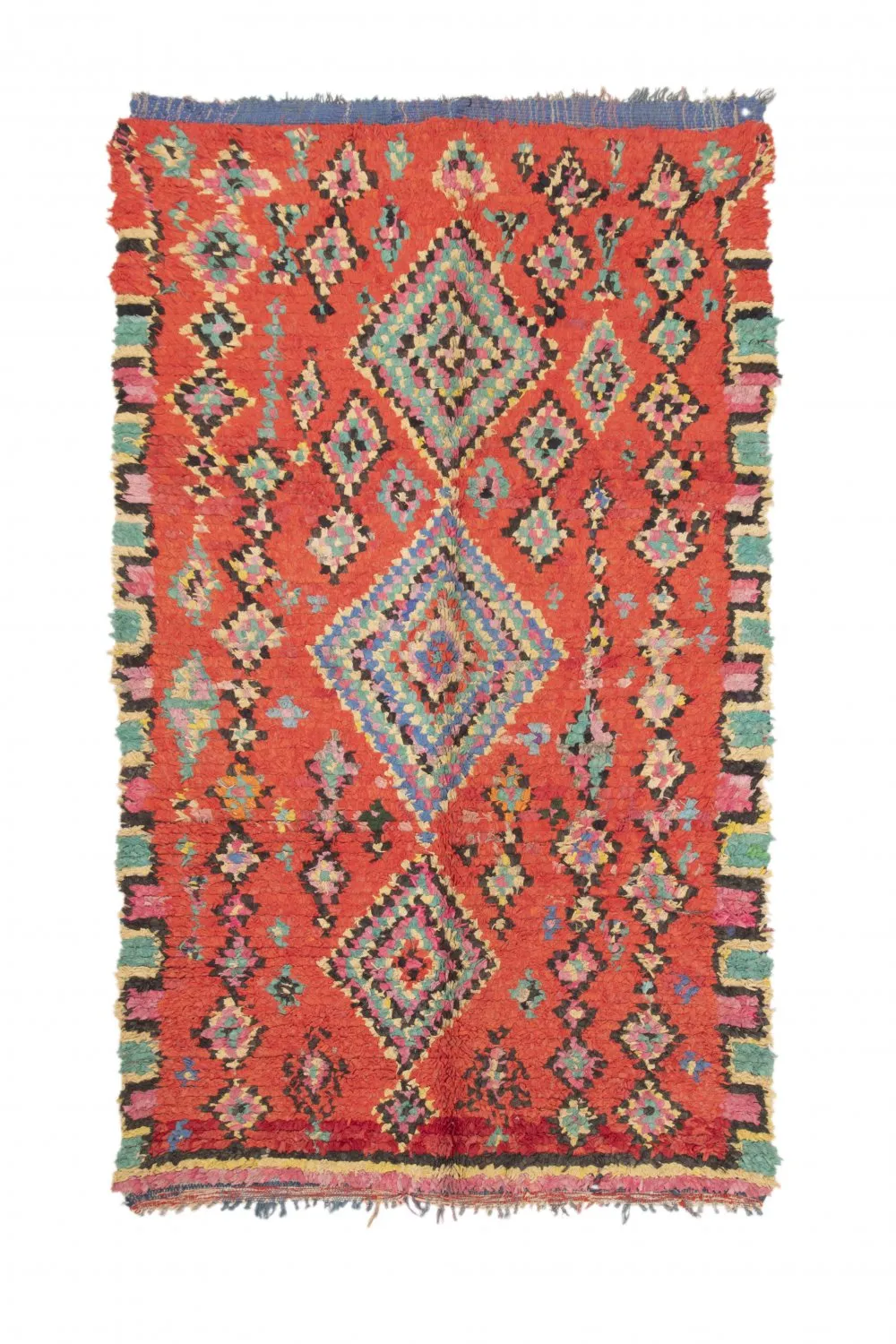 Tapis Marocain Berbère Boucherouite 245 x 140 cm