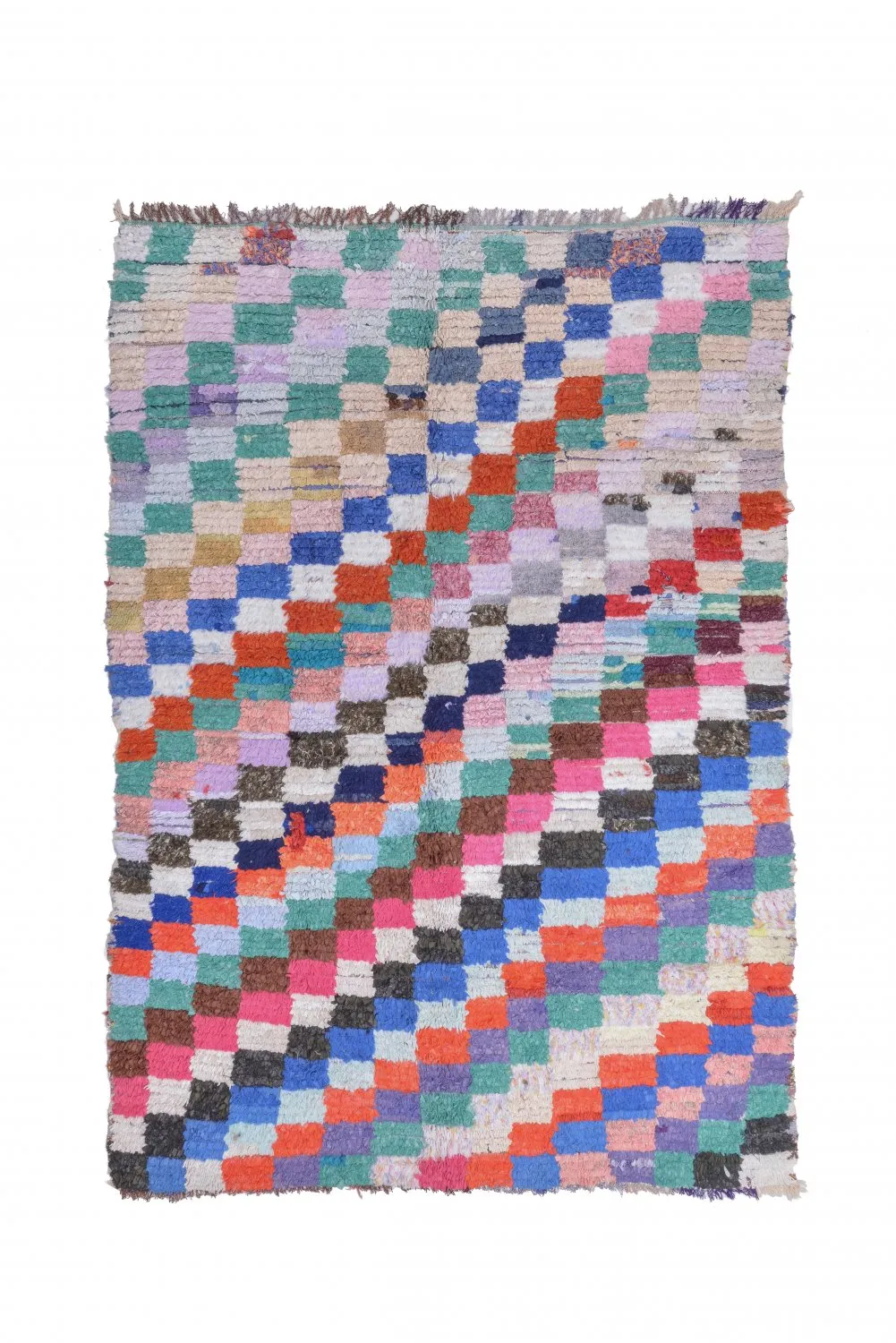 Tapis Marocain Berbère Boucherouite 175 x 155 cm