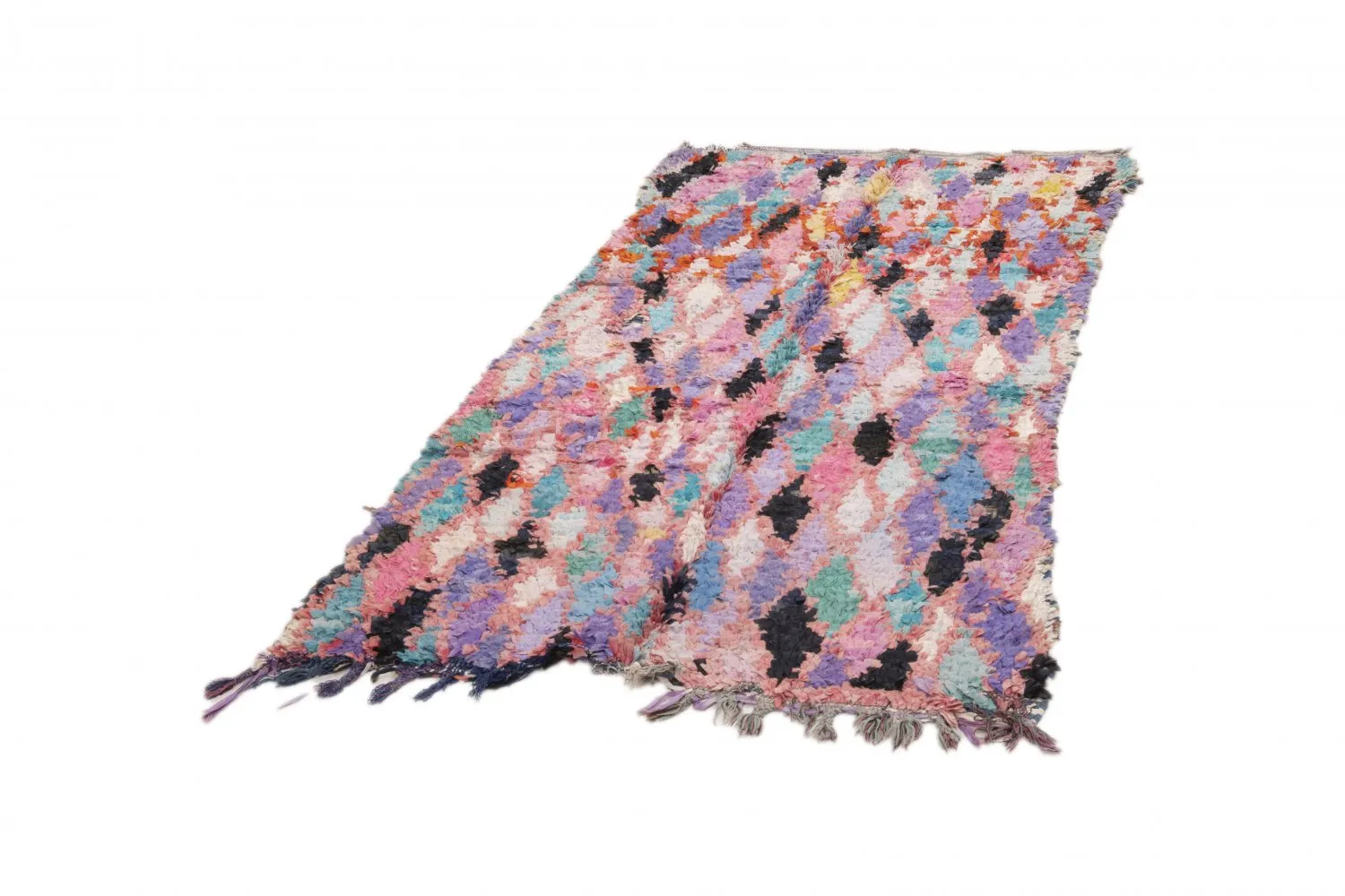 Tapis Marocain Berbère Boucherouite 220 x 105 cm