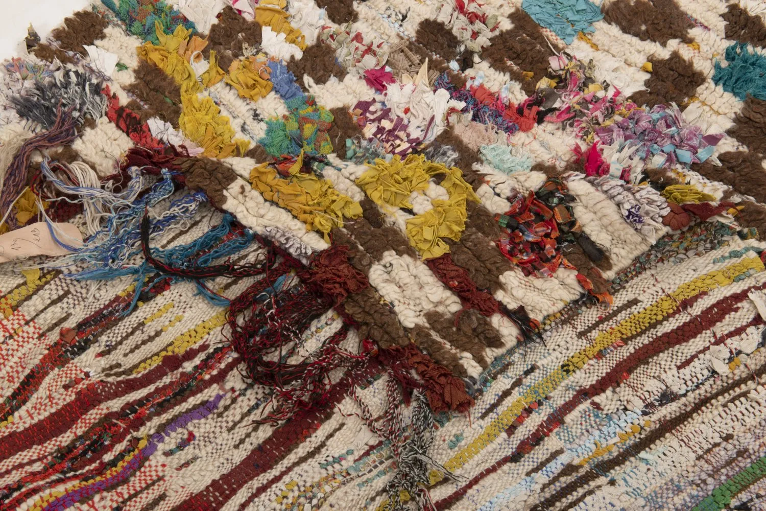Tapis Marocain Berbère Boucherouite 215 x 130 cm