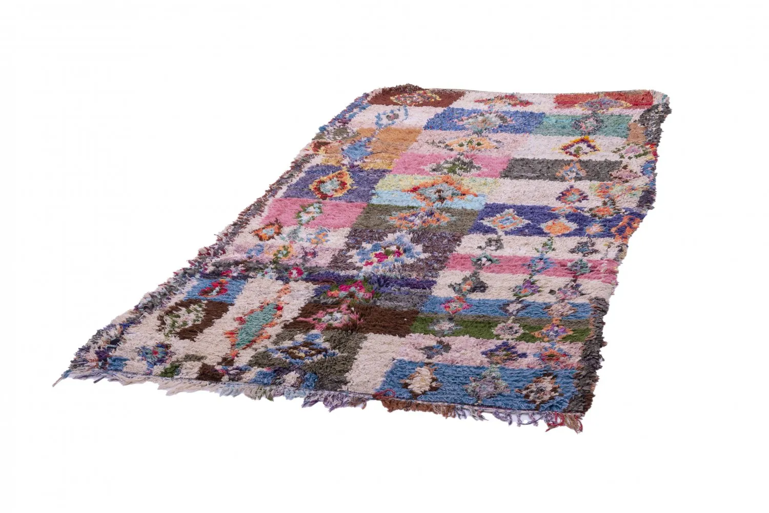 Tapis Marocain Berbère Boucherouite 275 x 145 cm