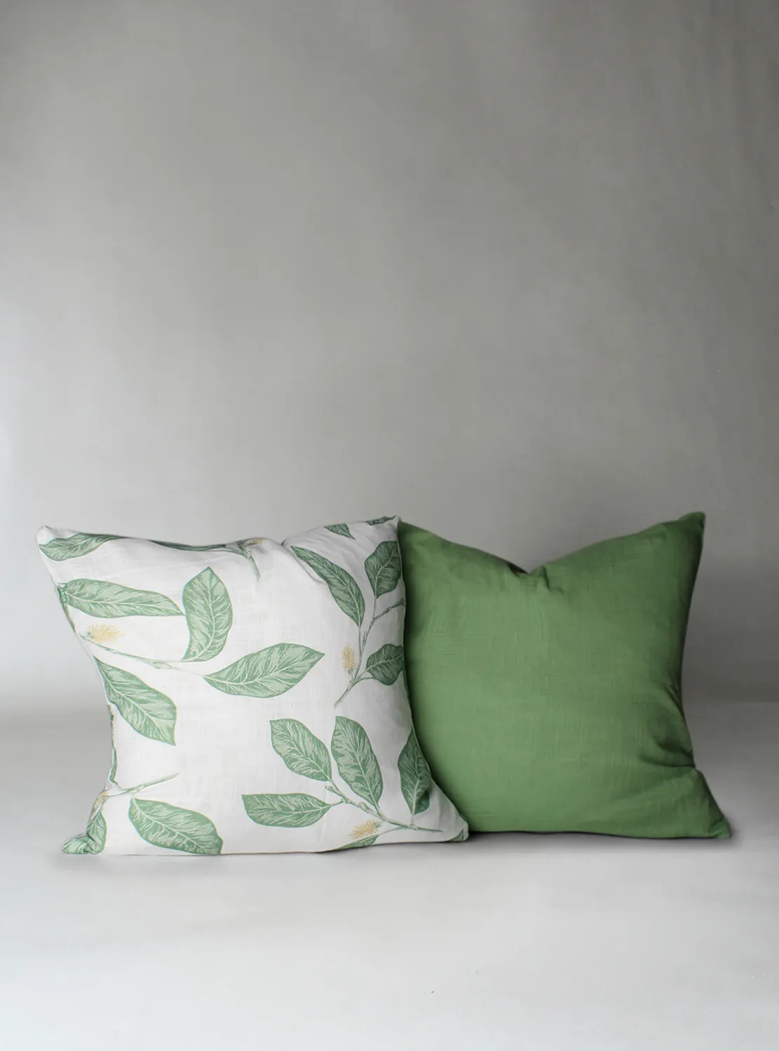 Housse de coussin lot de 2 - Morris (vert)