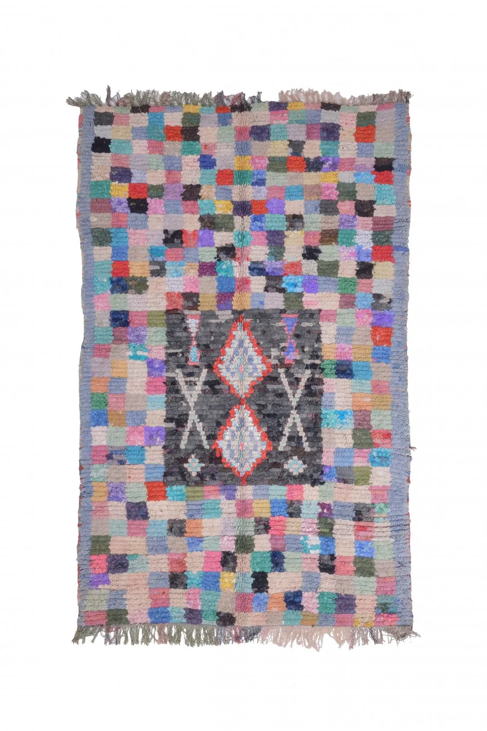 Tapis Marocain Berbère Boucherouite 215 x 135 cm