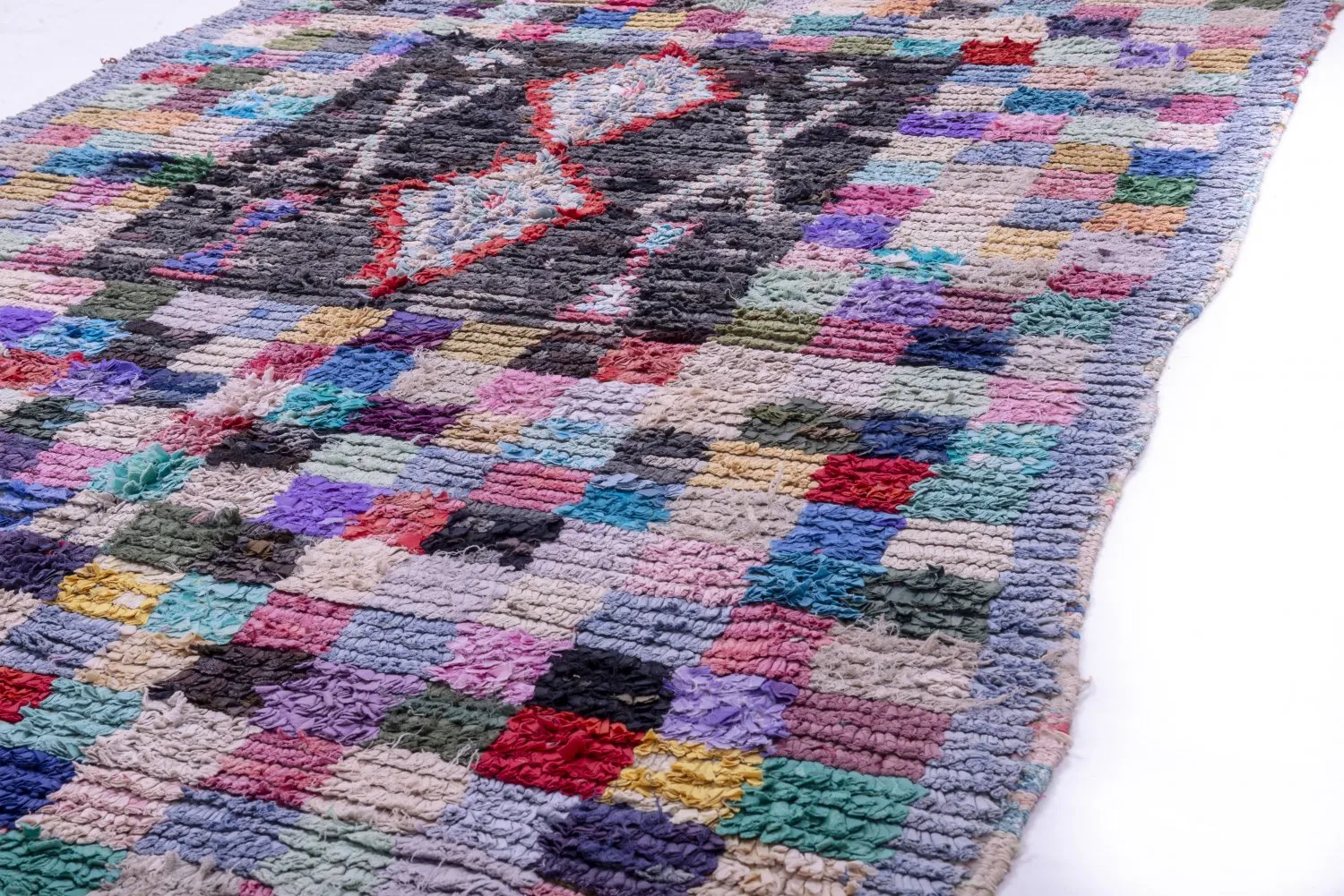 Tapis Marocain Berbère Boucherouite 215 x 135 cm