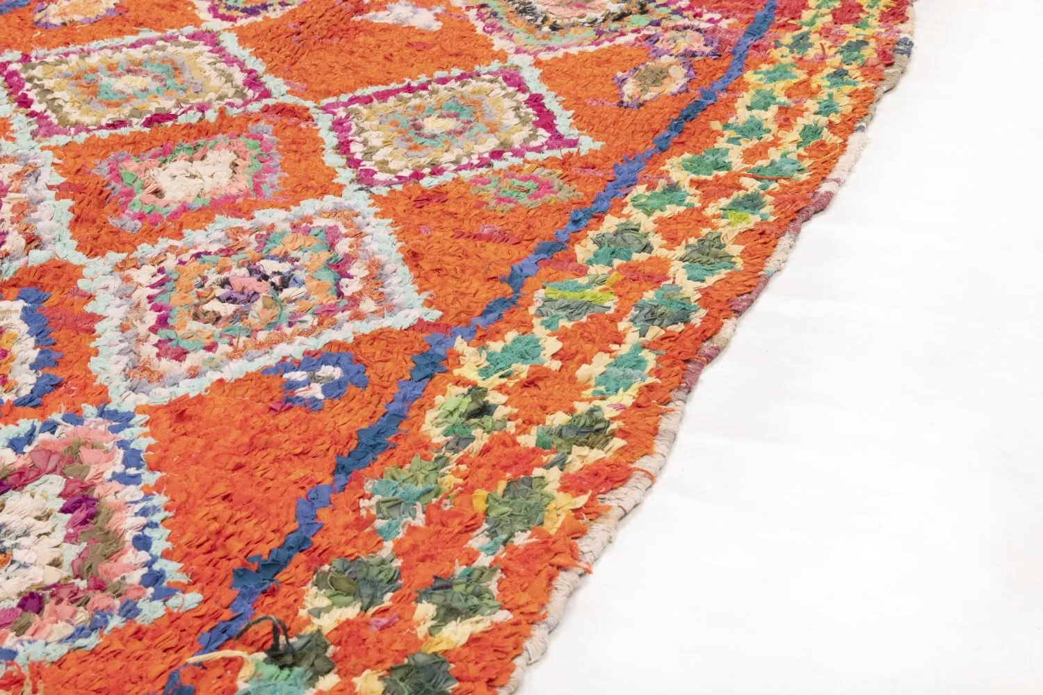 Tapis Marocain Berbère Boucherouite 285 x 100 cm