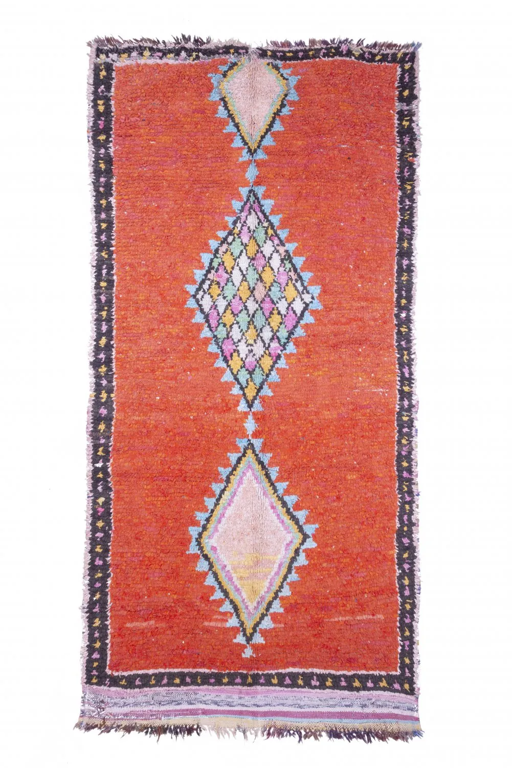 Tapis Marocain Berbère Boucherouite 365 x 175 cm