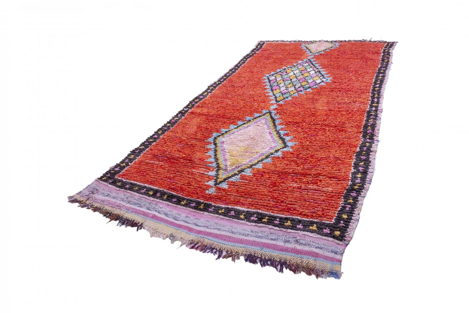 Tapis Marocain Berbère Boucherouite 365 x 175 cm