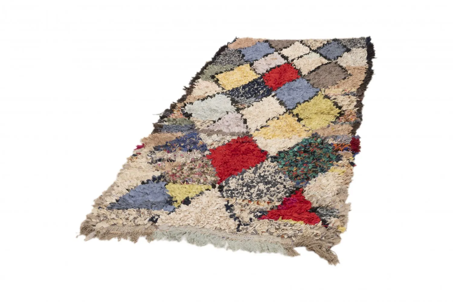 Tapis Marocain Berbère Boucherouite 190 x 100 cm