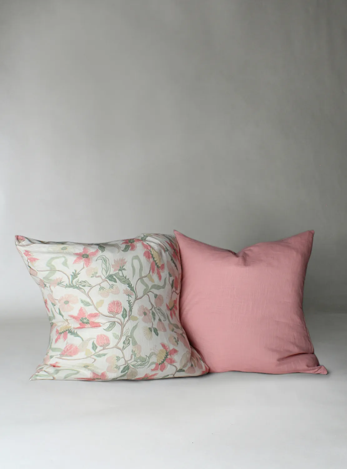 Housse de coussin lot de 2 - Sollan (rose)