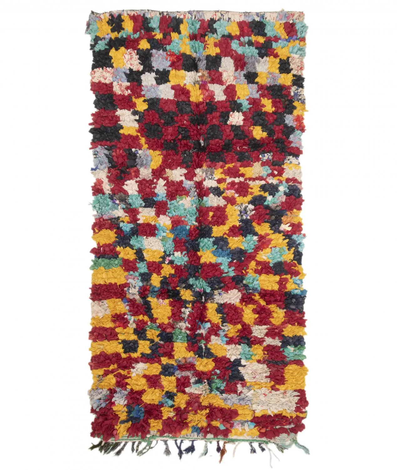 Tapis Marocain Berbère Boucherouite 255 x 125 cm