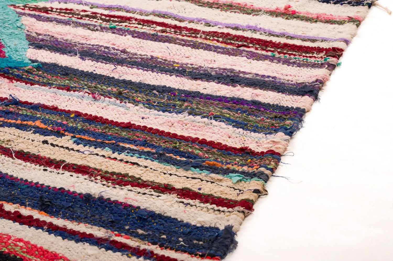 Tapis berbère marocain Boucherouite 150 x 285 cm