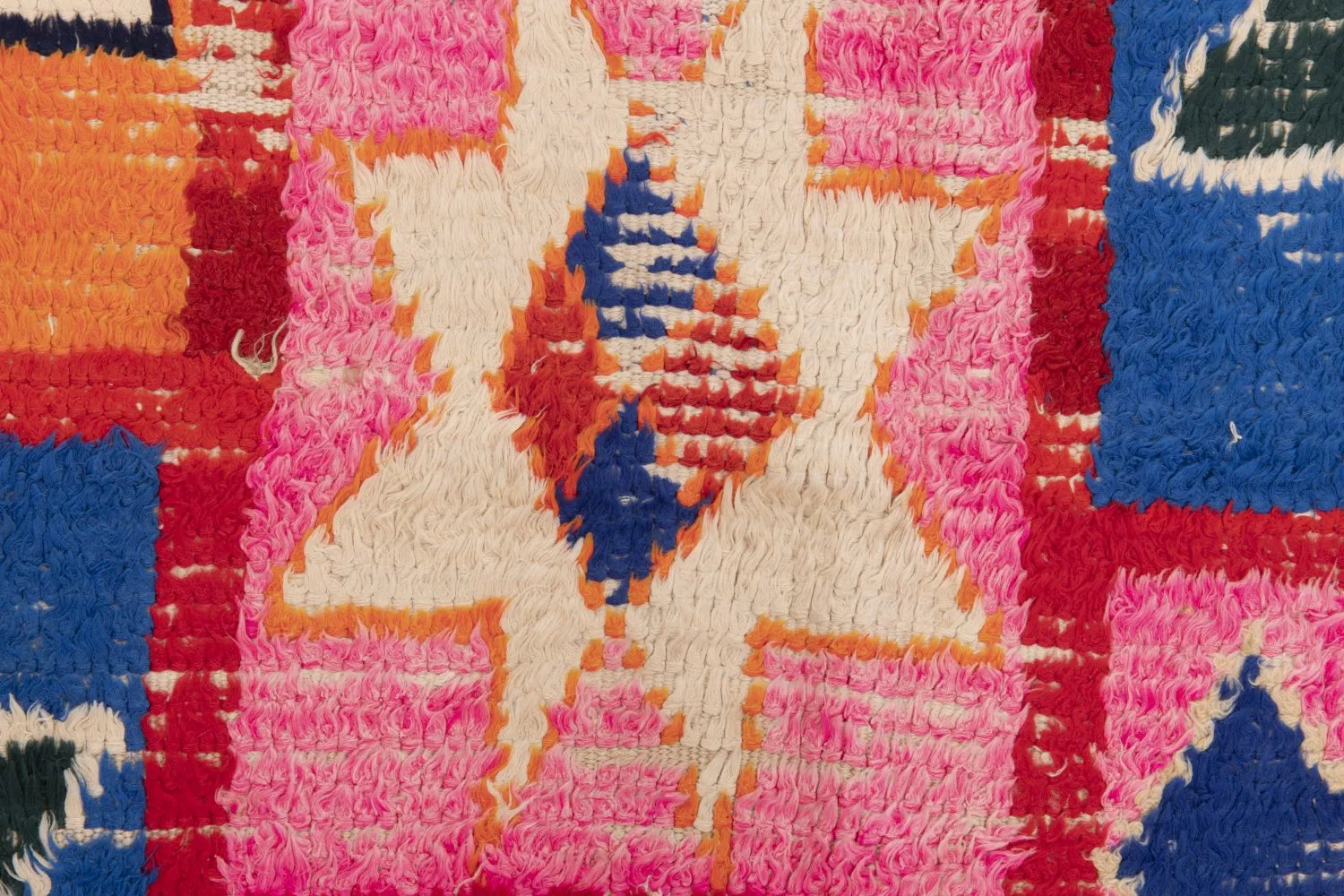 Tapis Marocain Berbère Boucherouite 210 x 125 cm