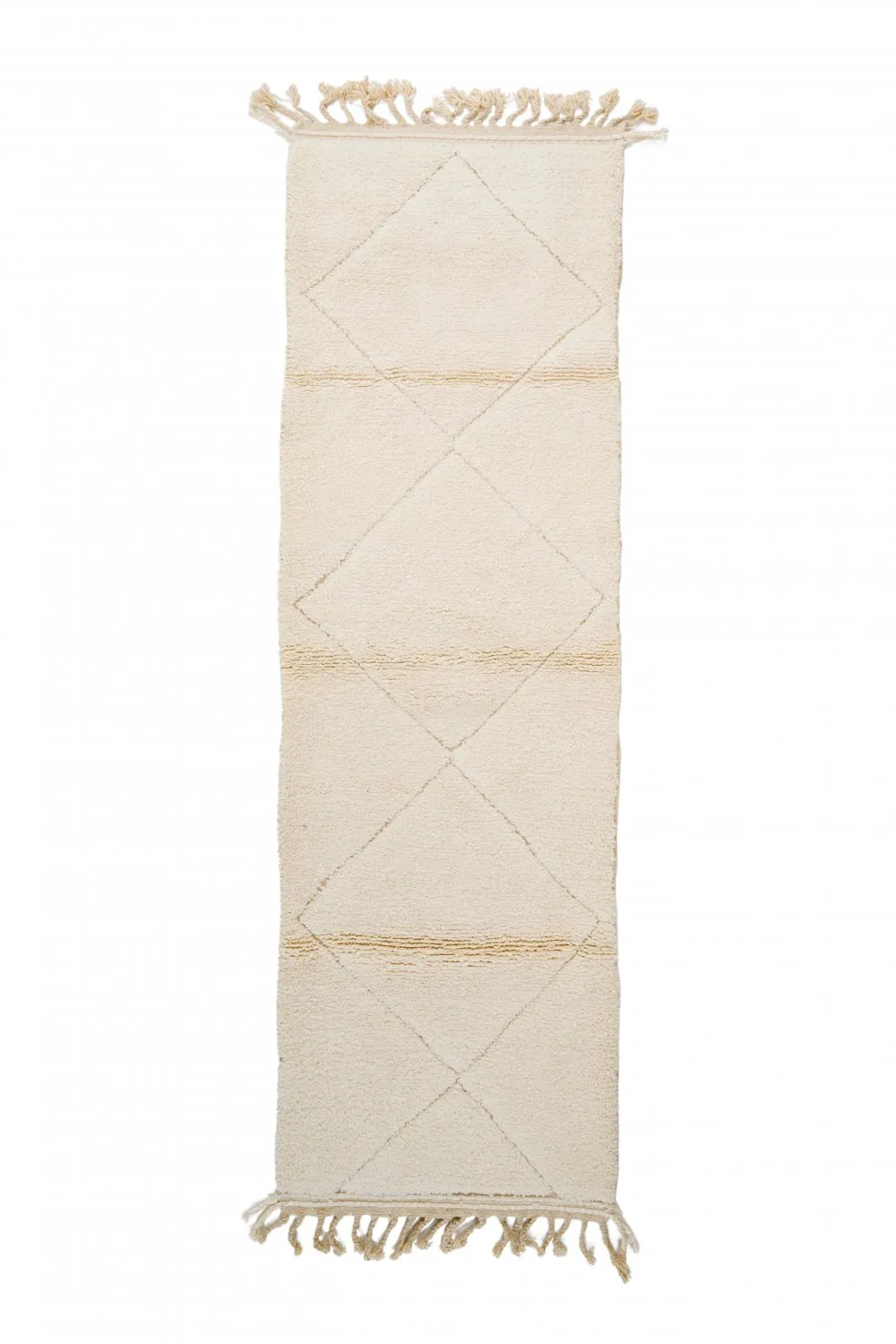 Tapis Kilim marocain Beni Ourain 295 x 90 cm