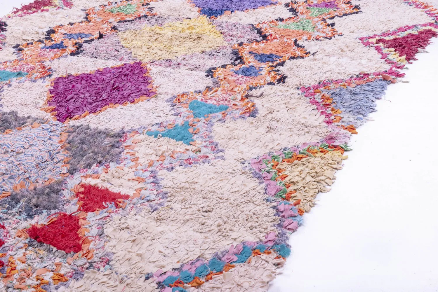Tapis Marocain Berbère Boucherouite 265 x 135 cm