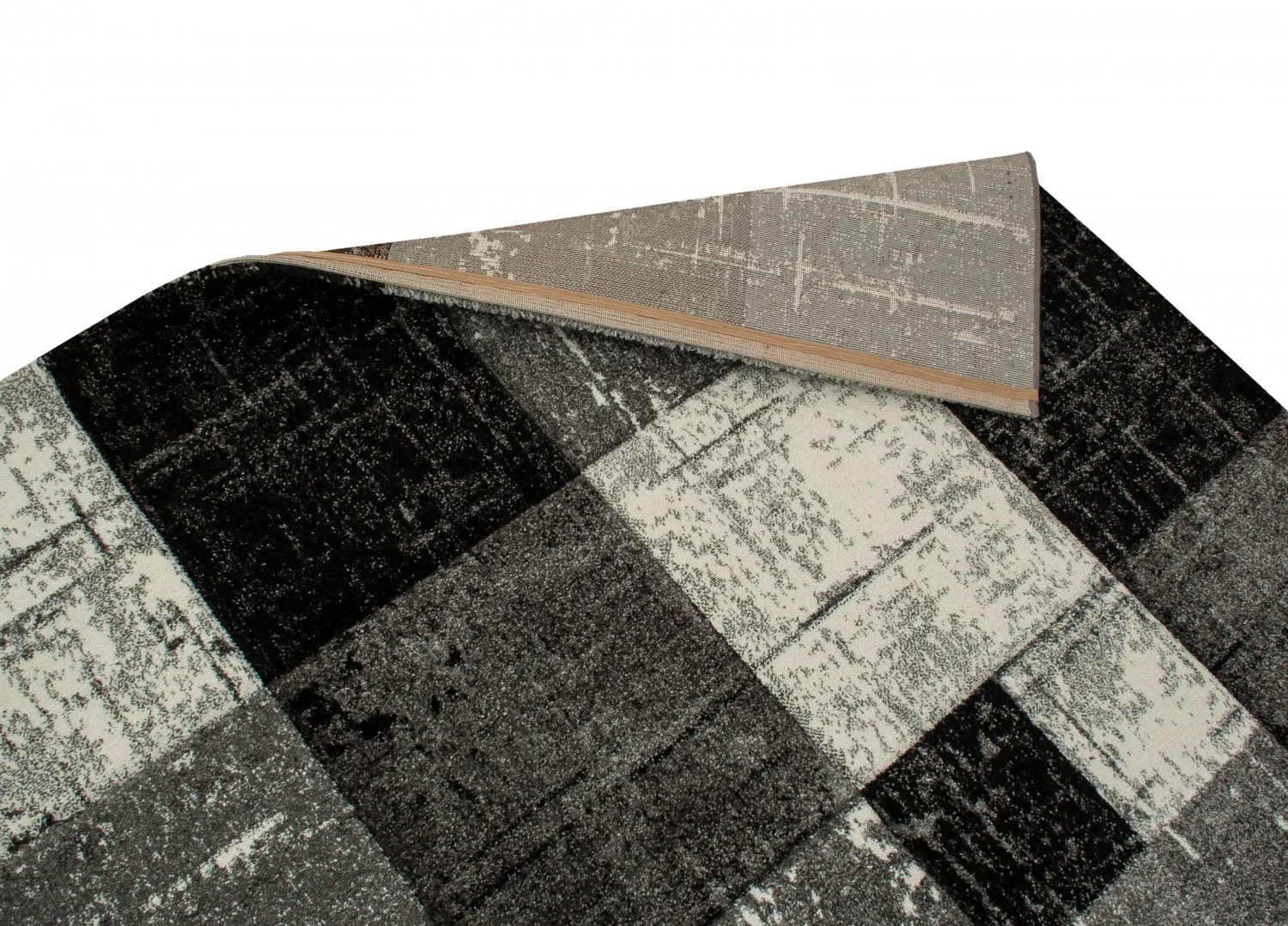 Tapis Wilton - London Square (noir)