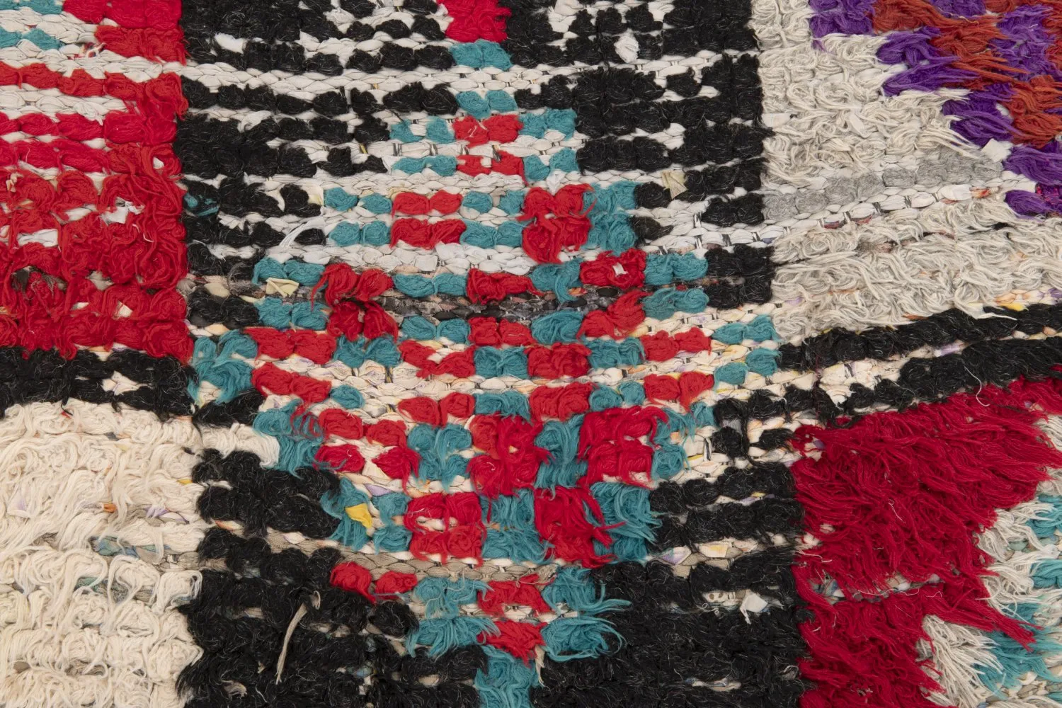 Tapis Marocain Berbère Boucherouite 200 x 85 cm