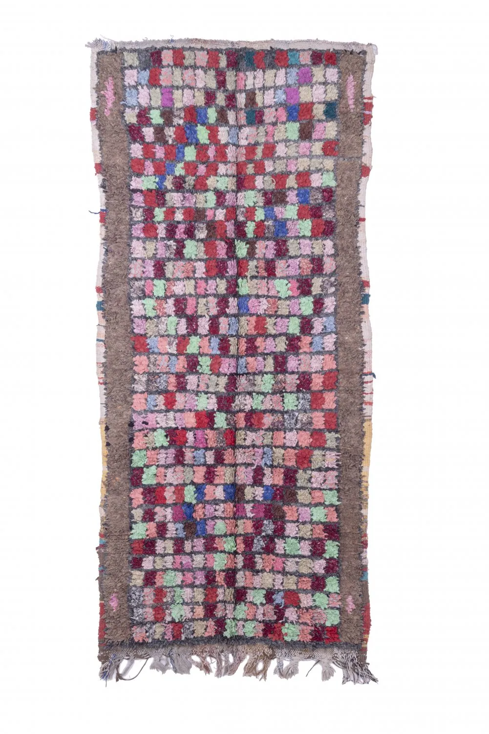 Tapis Marocain Berbère Boucherouite 285 x 125 cm