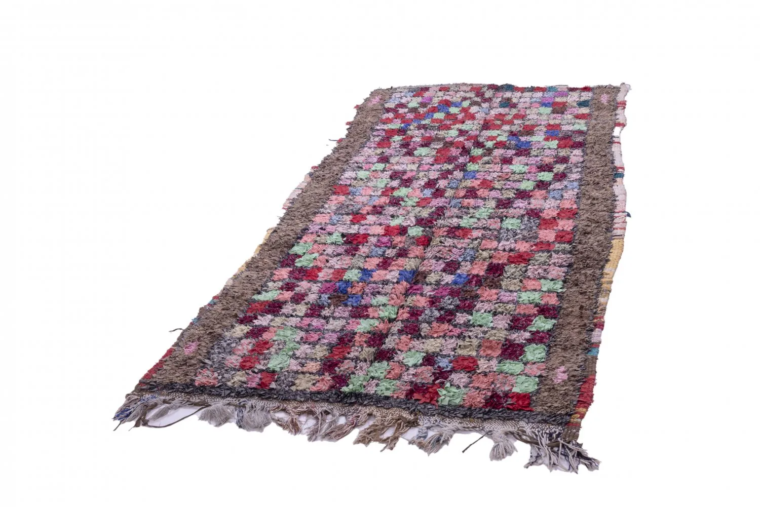 Tapis Marocain Berbère Boucherouite 285 x 125 cm