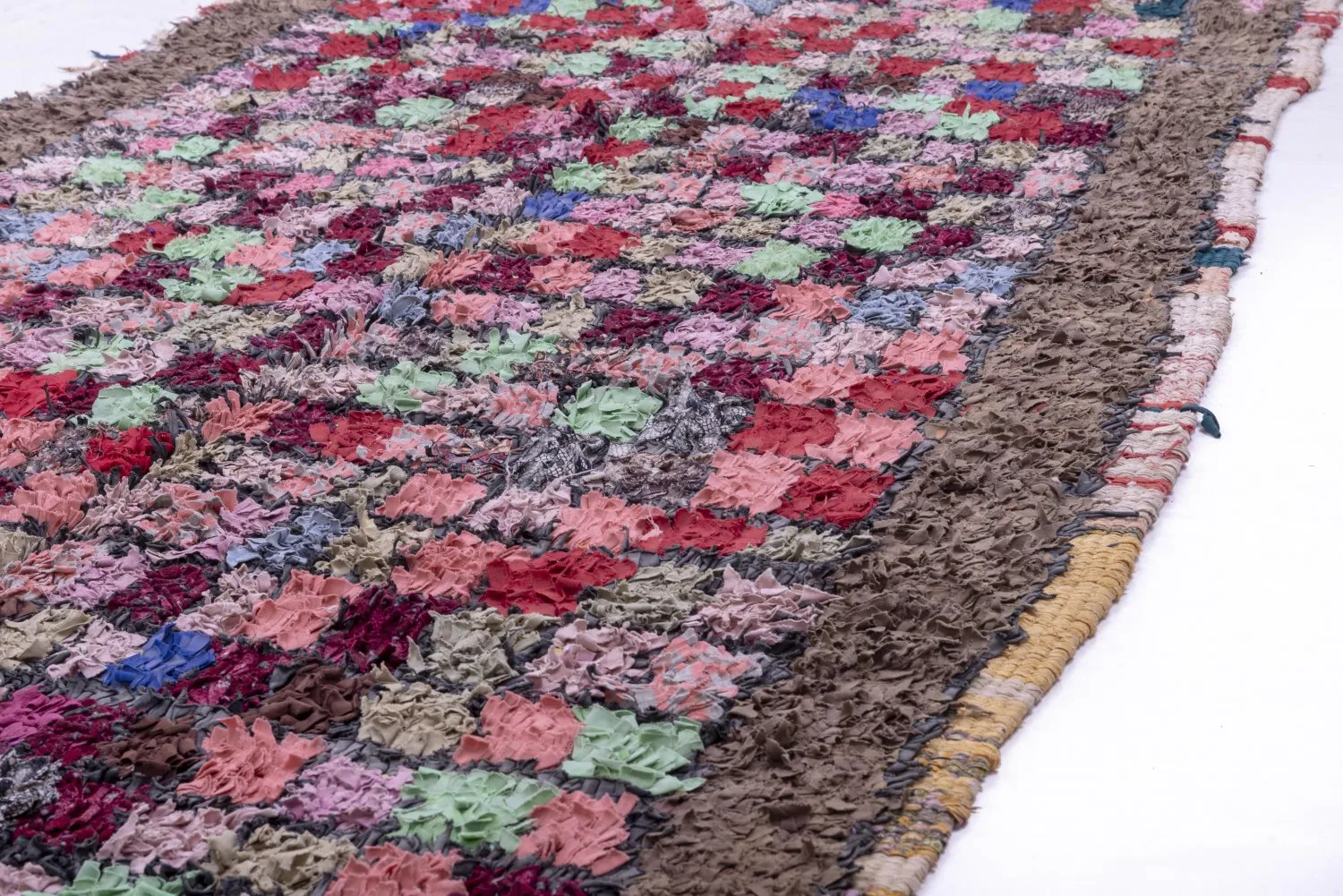 Tapis Marocain Berbère Boucherouite 285 x 125 cm